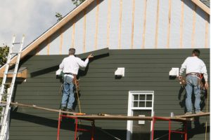 New Aluminum Siding Project done by 2 workers